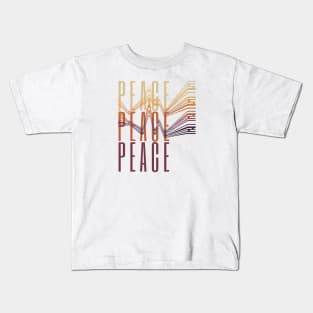 Peace and Growth mindset, productivity Kids T-Shirt